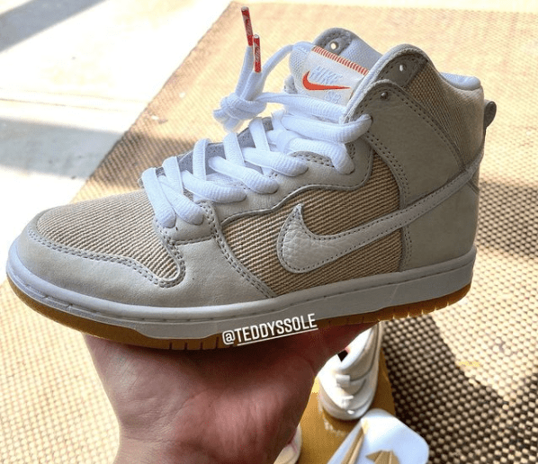 De nieuwe Nike SB Dunk High ISO verschijnt met een canvas en suède  bovenwerk - Sneakerjagers