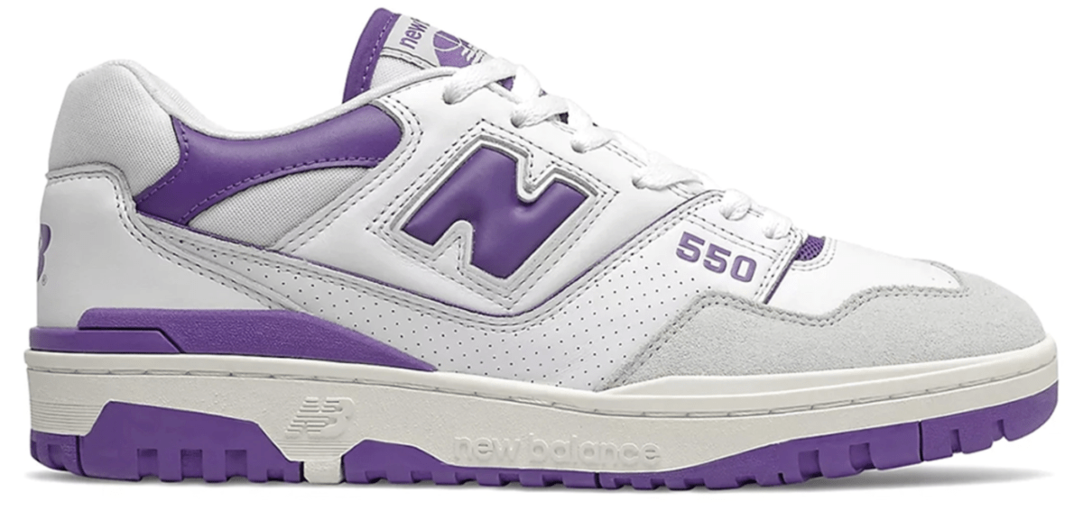 New Balance 550 'White/Purple' | BB550WR1