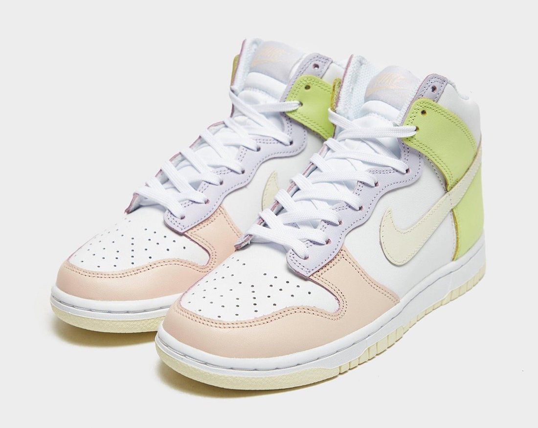 women's nike dunk high lemon twist