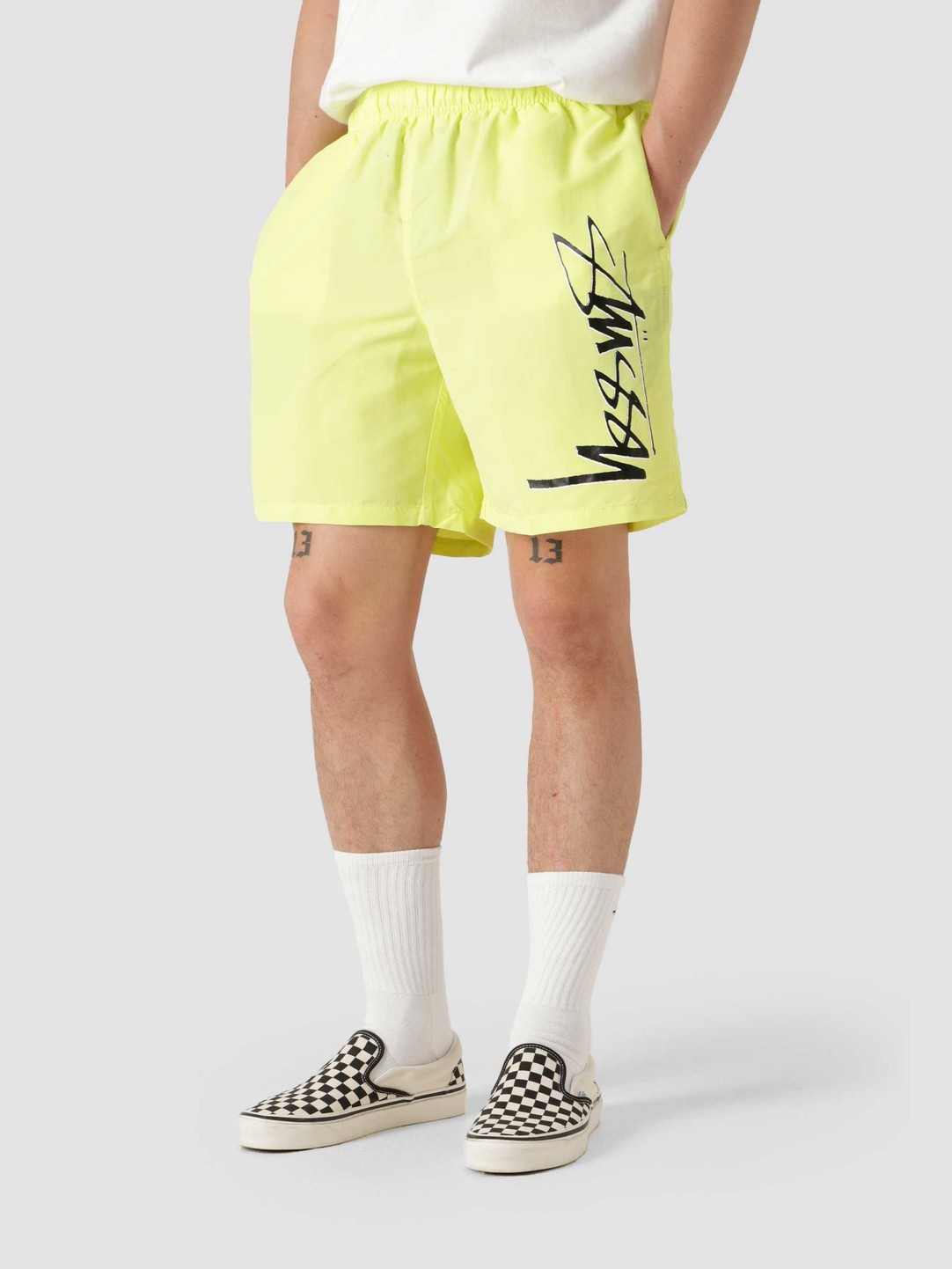 Stussy Smooth Stock Water Short Lime