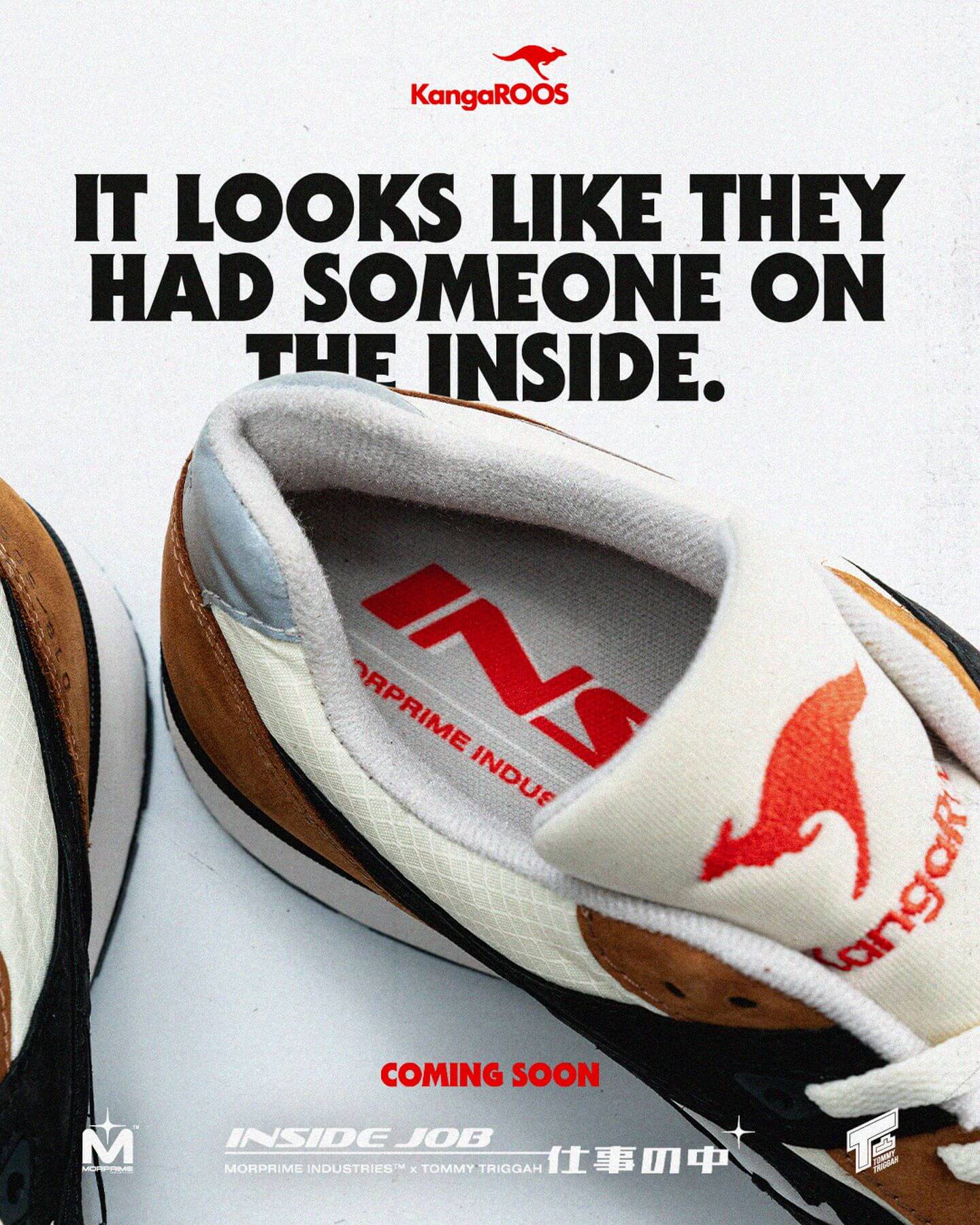 Morprime x Tommy Triggah x Inside Job sneaker coming soon