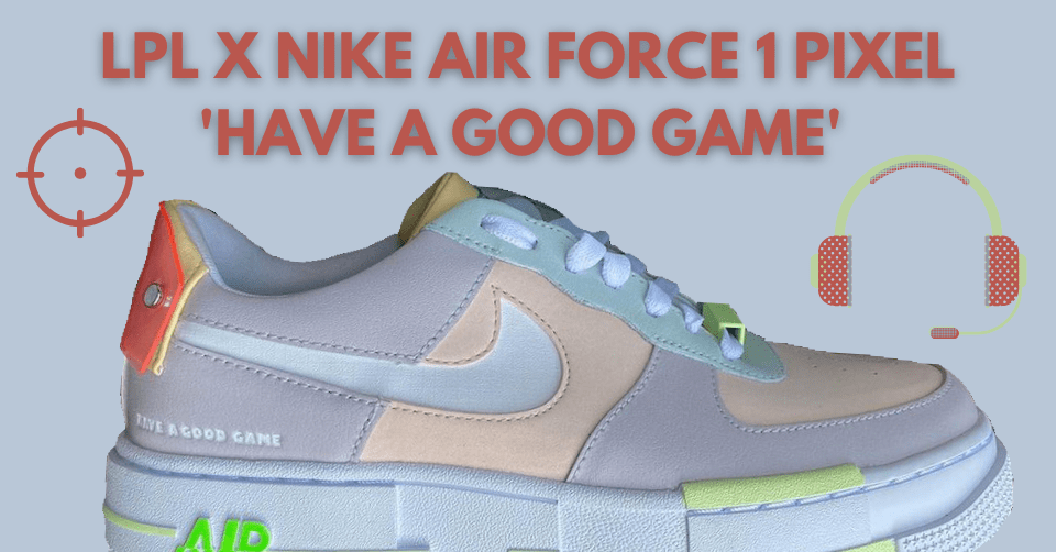 lpl nike air force 1 pixel