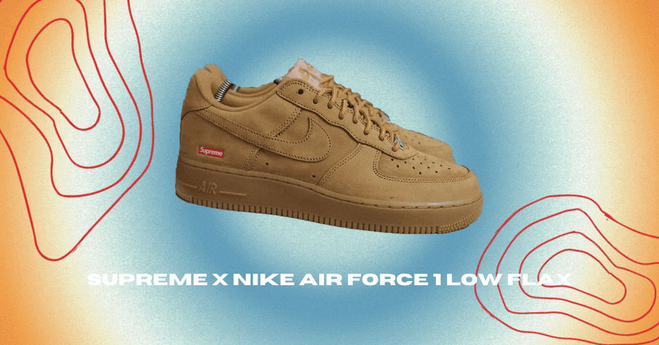 gemak Atlantische Oceaan vaak De eerste beelden van de Supreme x Nike Air Force 1 Low Flax - Sneakerjagers