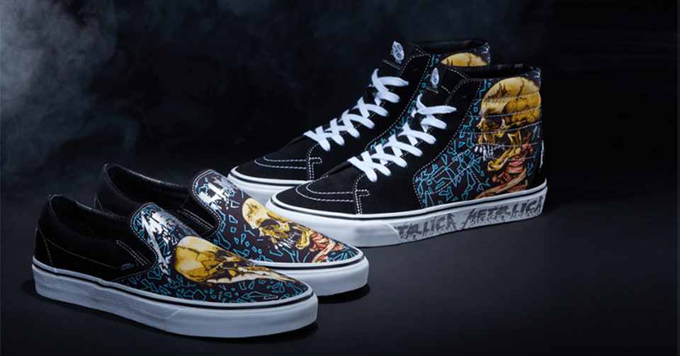 Vans en Metallica introduceren nieuwe sneakercollectie - Sneakerjagers