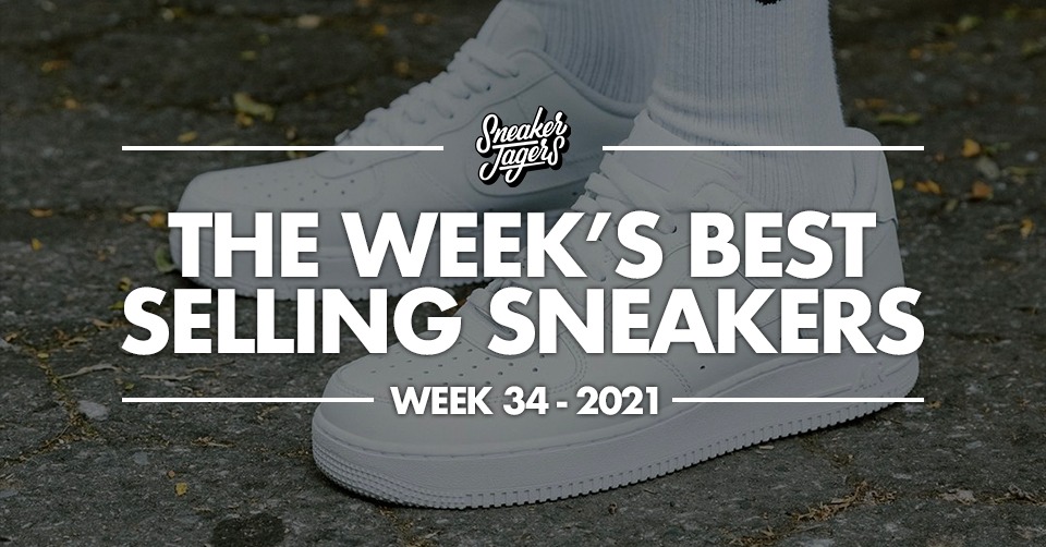 De 5 bestverkochte sneakers van week 34