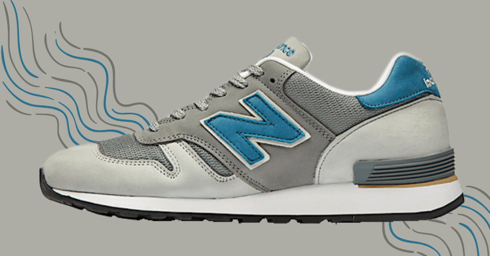 New Balance breidt hun 'Made In England' lijn uit met het 670 model in het grijs met blauw