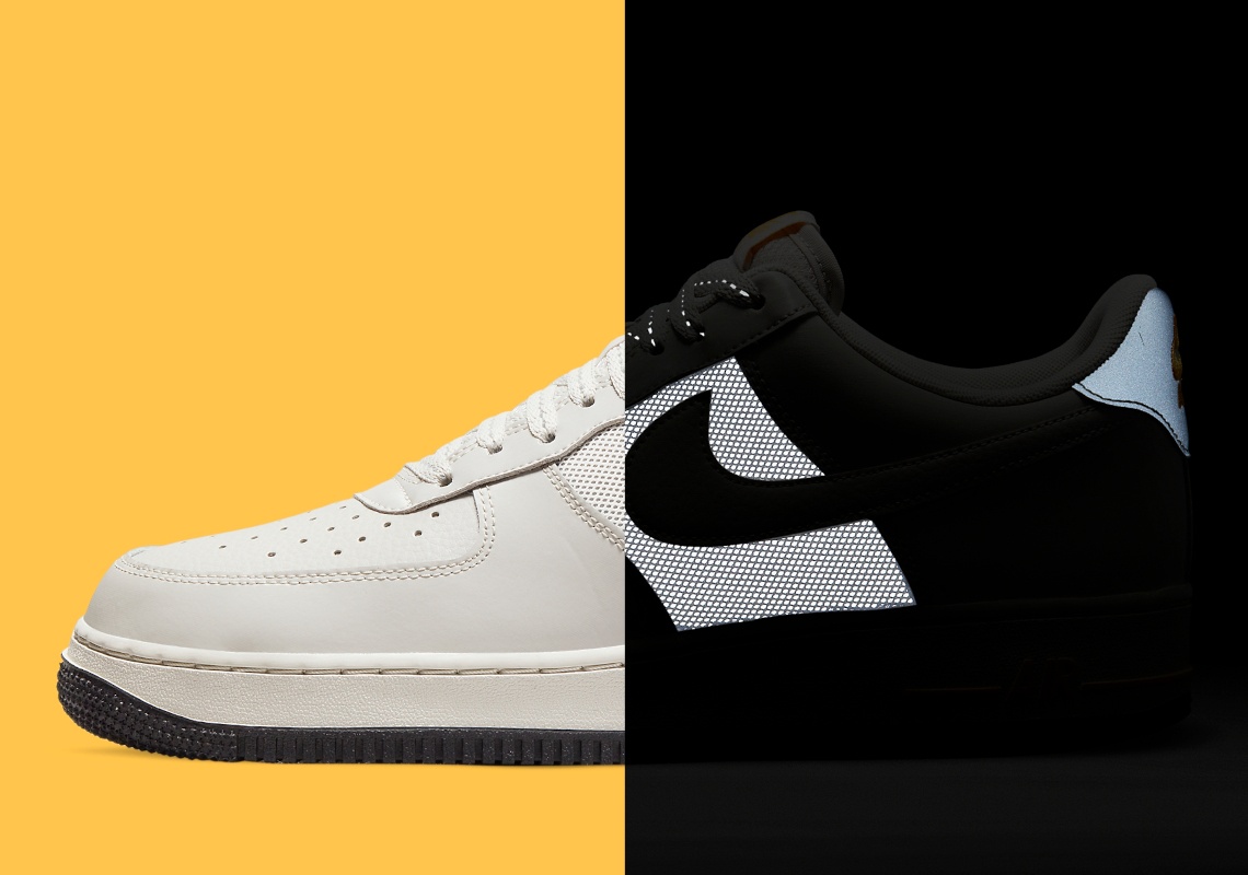 Deze Nike Air Force 1 Low reflecteert in het donker
