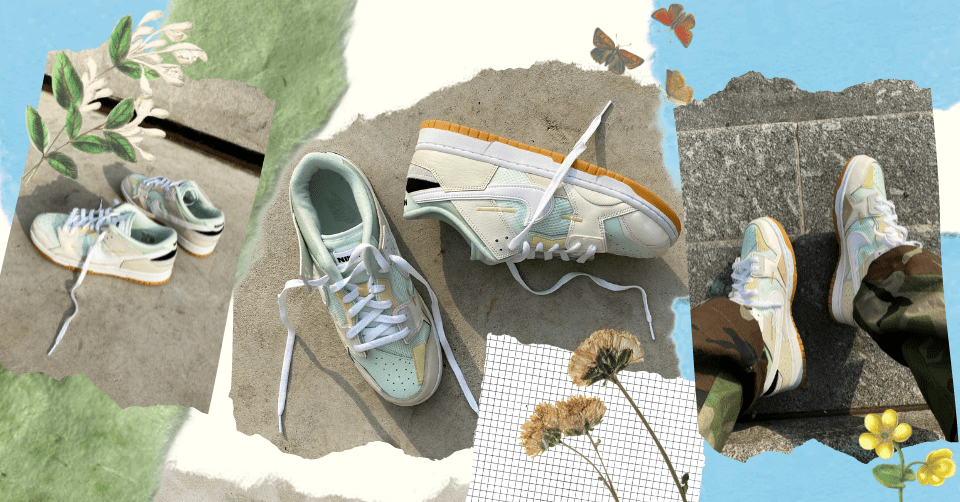 Check hier de Nike Dunk Low Scrap 'Sea Glass' - Sneakerjagers