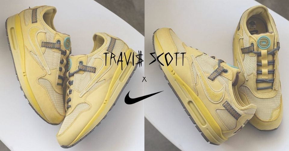 Bekijk hier de nieuwe beelden van de Travis Scott x Air Max 1 'Wheat'