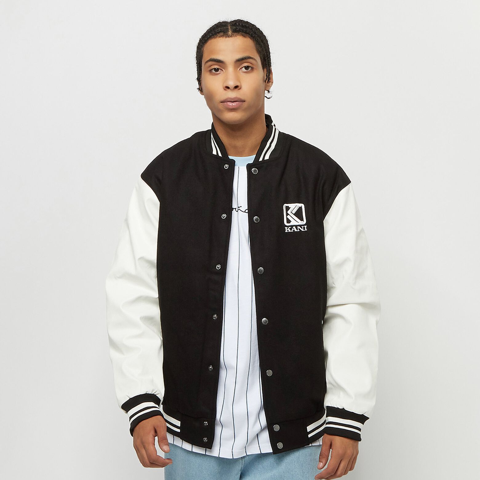 Karl Kani OG Fake Leather Block College Jacket