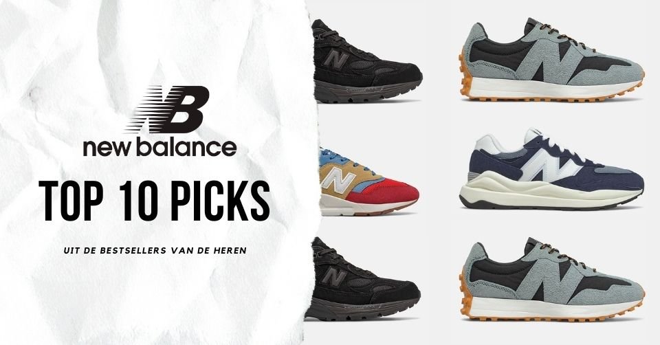 Onze top 10 picks uit de New Balance bestsellers voor heren