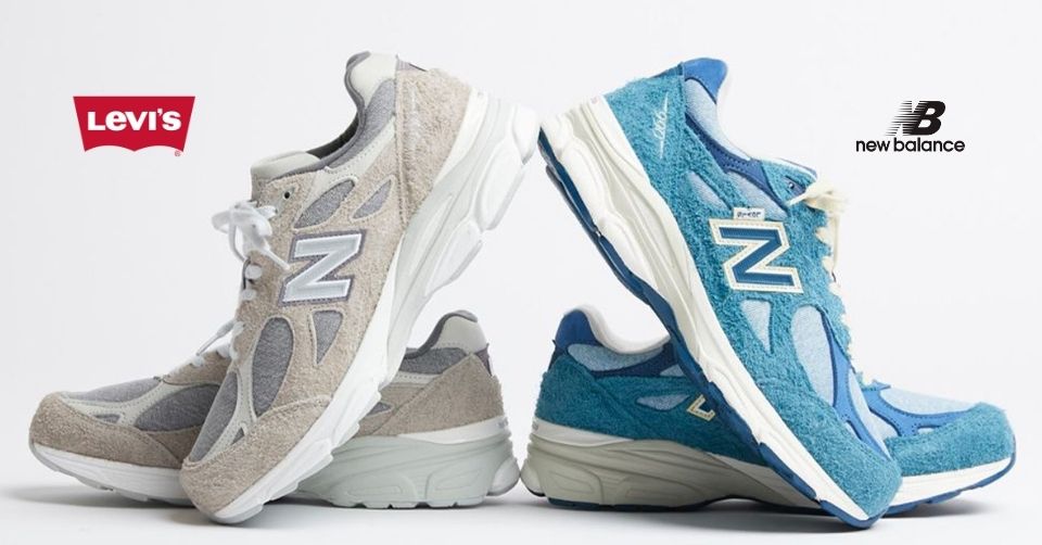 De Levi's x New Balance 990v3 komt uit in twee kleuren