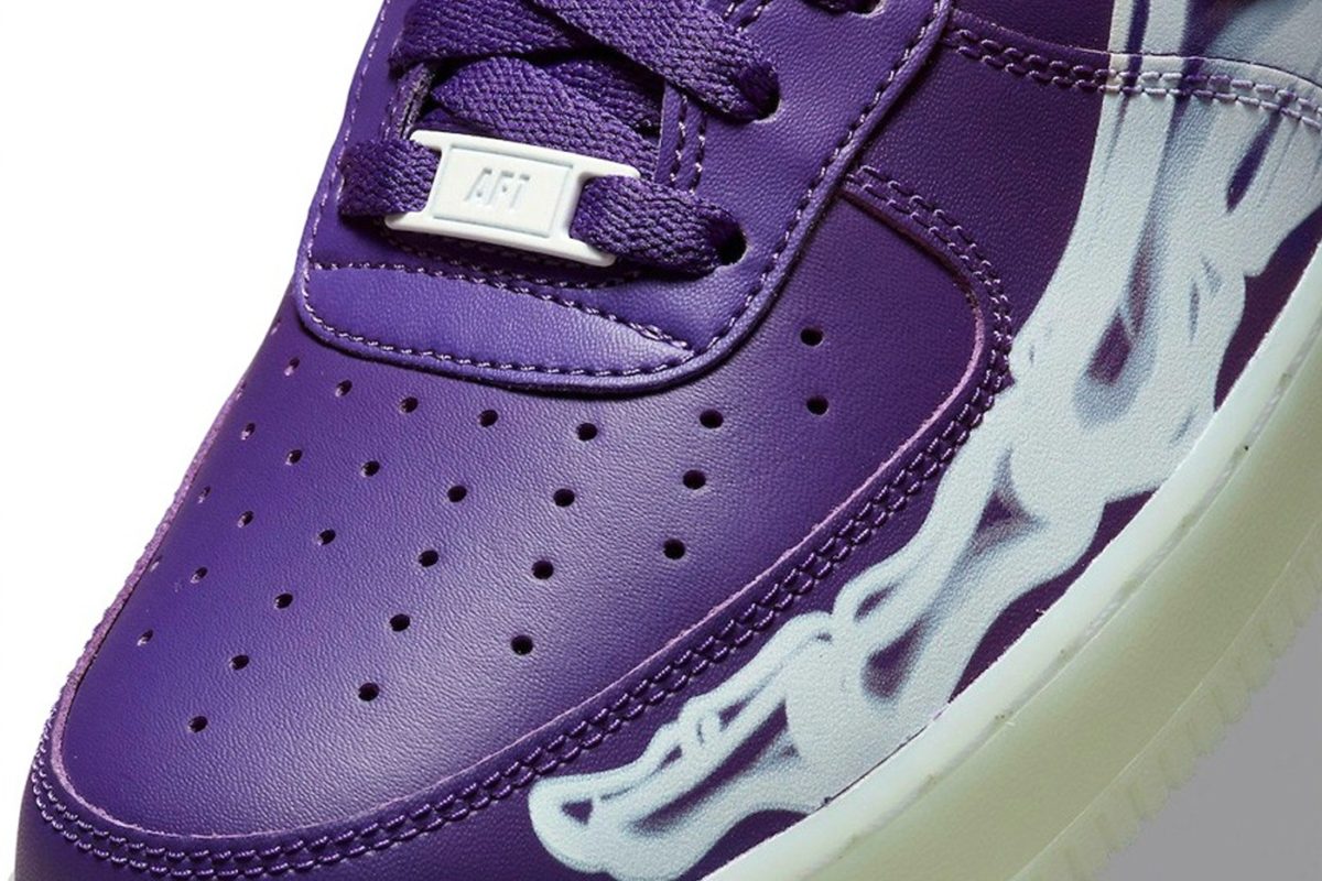 Nike Air Force 1 Skeleton Purple binnenkort gereleased - Sneakerjagers