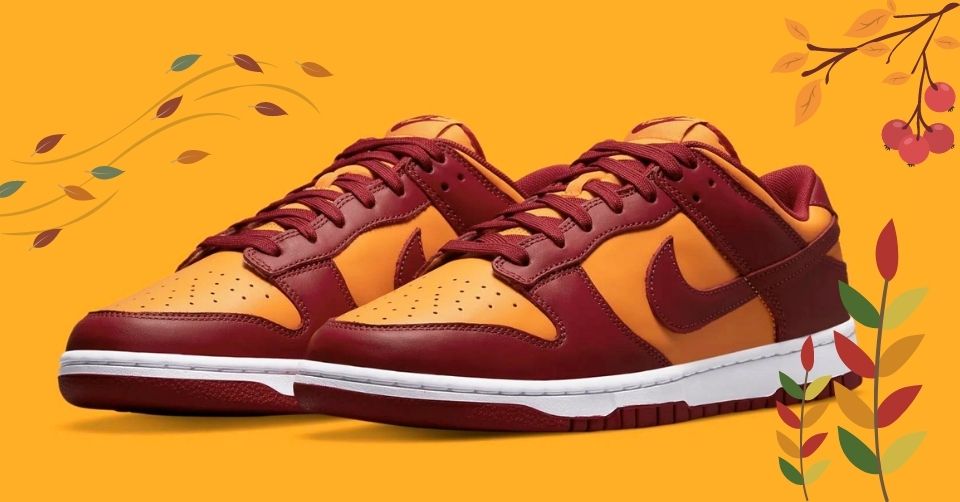 Het najaar in met de Nike Dunk Low 'Midas Gold'