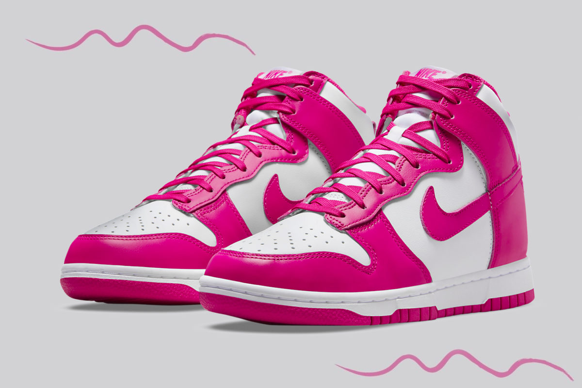 De Nike Dunk High komt met &#8216;Pink Prime&#8217; colorway