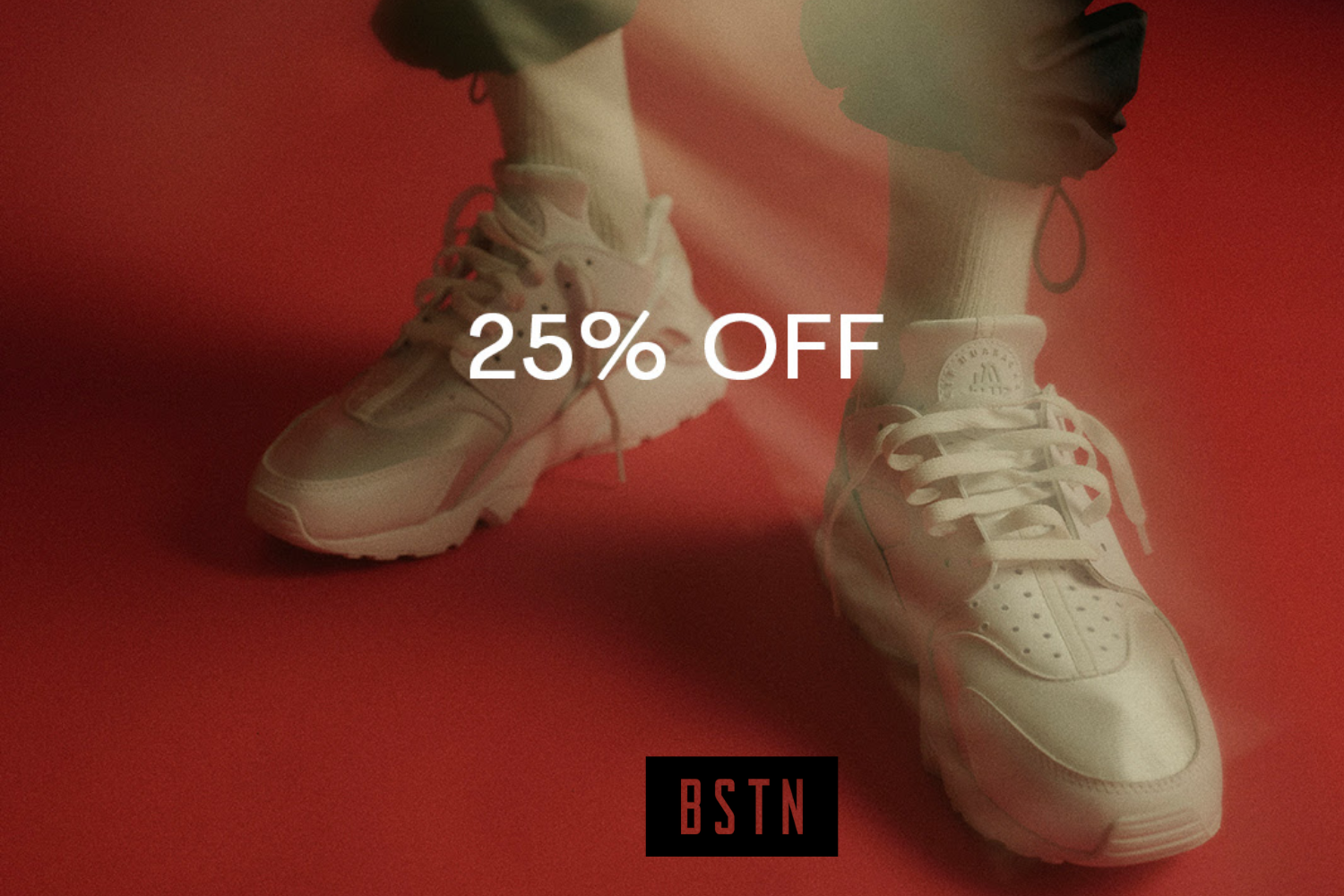 Ontvang 25% korting bij BTSN op footwear en apparel