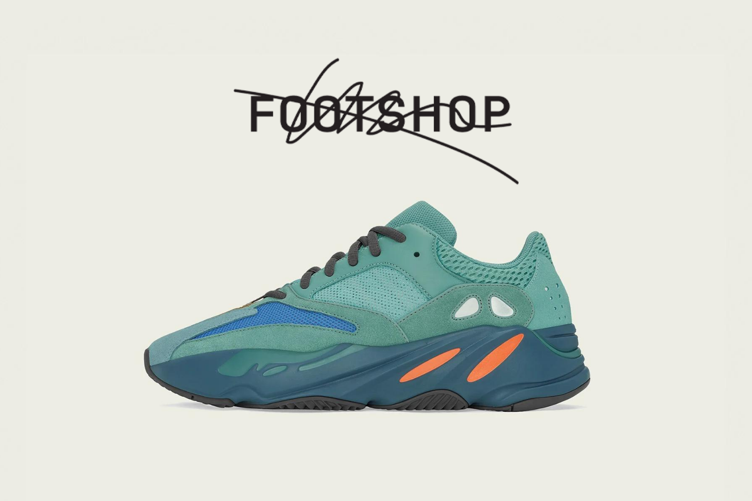 De adidas Yeezy Boost 700 'Faded Azure' bij Footshop