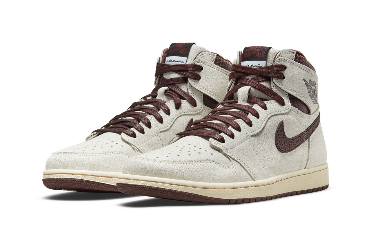 cream and brown jordan 1