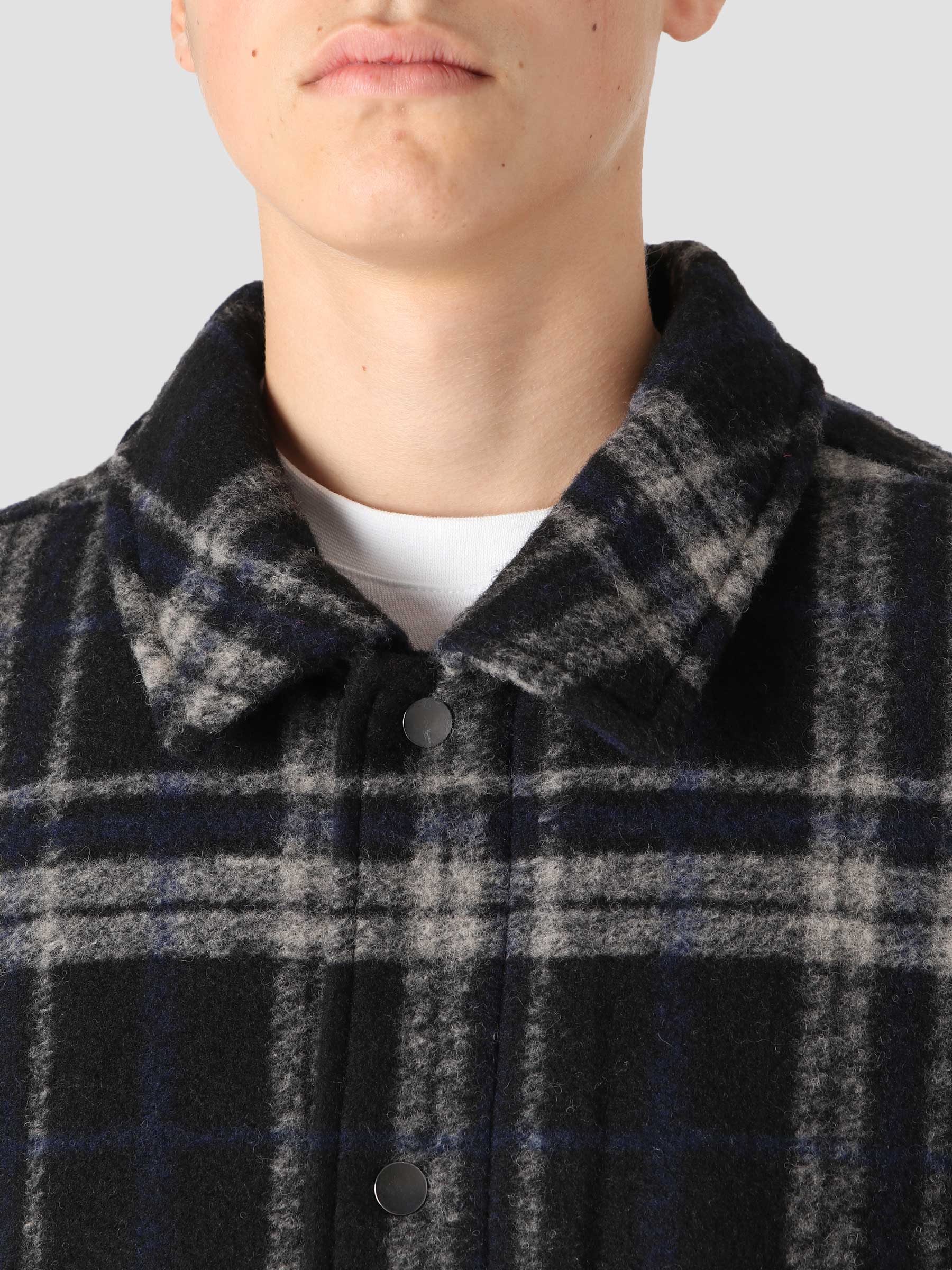 QB401 Checked Worker Jacket