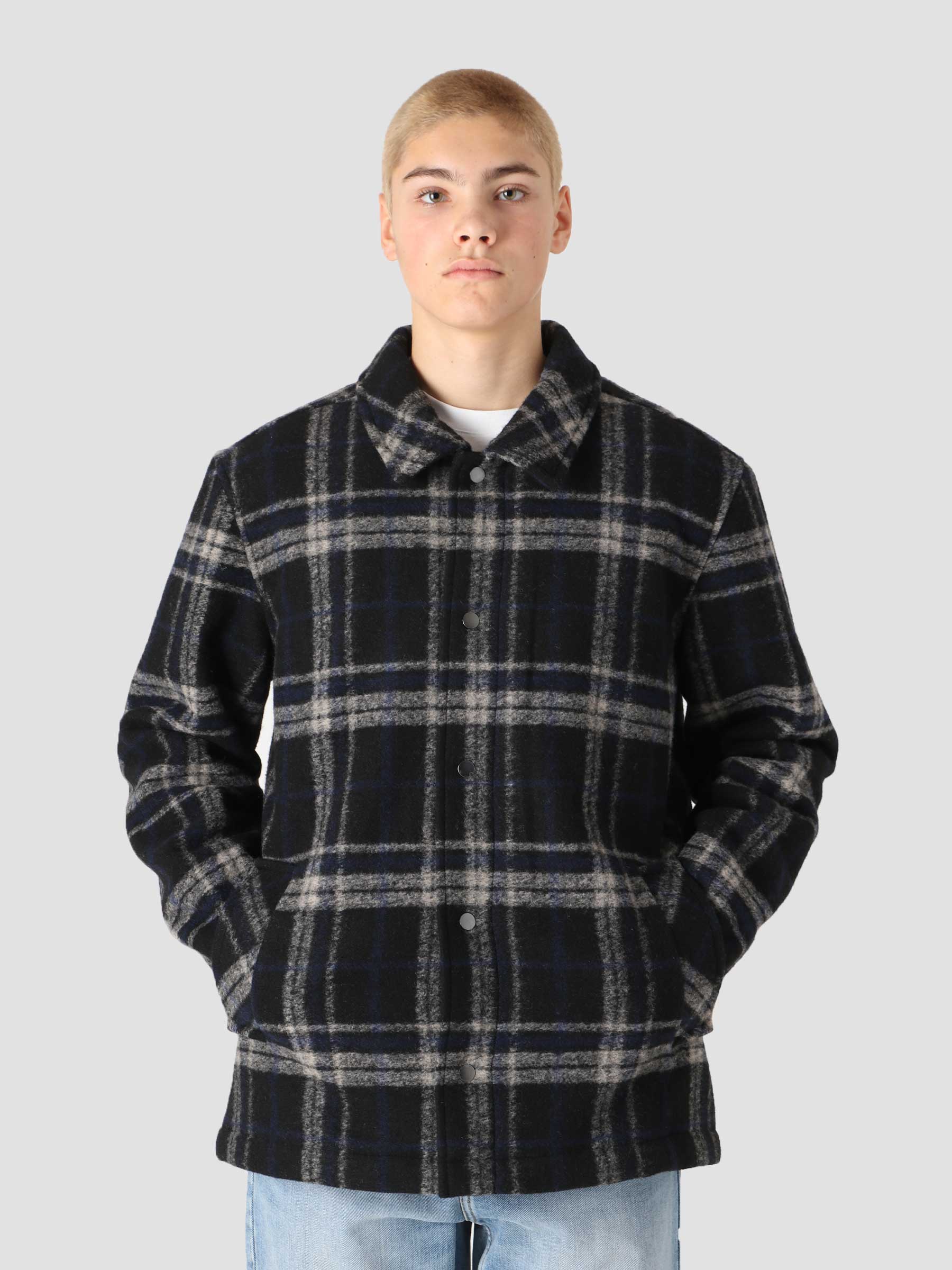 QB401 Checked Worker Jacket
