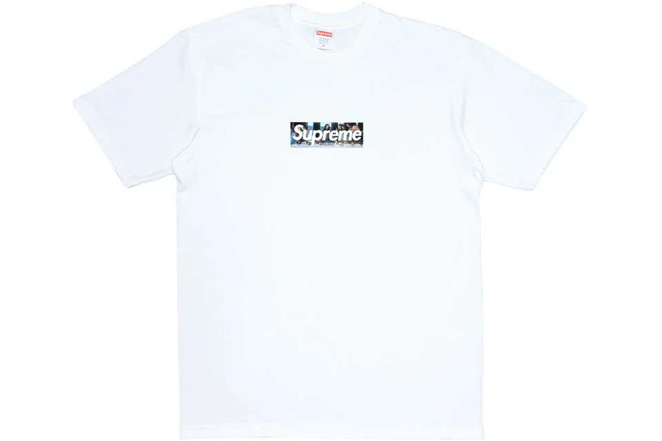 Supreme 20th Anniversary Box Logo T-Shirt 'Heather Grey' | Men's Size M