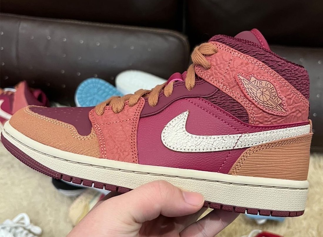 FitforhealthShops - cool orange and grey nike shoes girls kids clothes -  inspired Air Jordan 1 Mid - Nike komt met een Africa