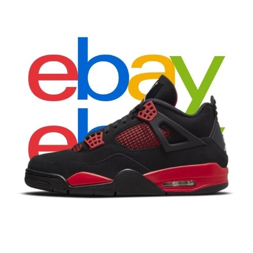 Jordan 4 'Red Thunder' ebay