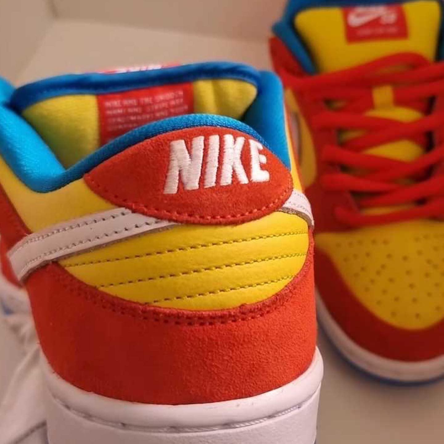 yellow red dunks