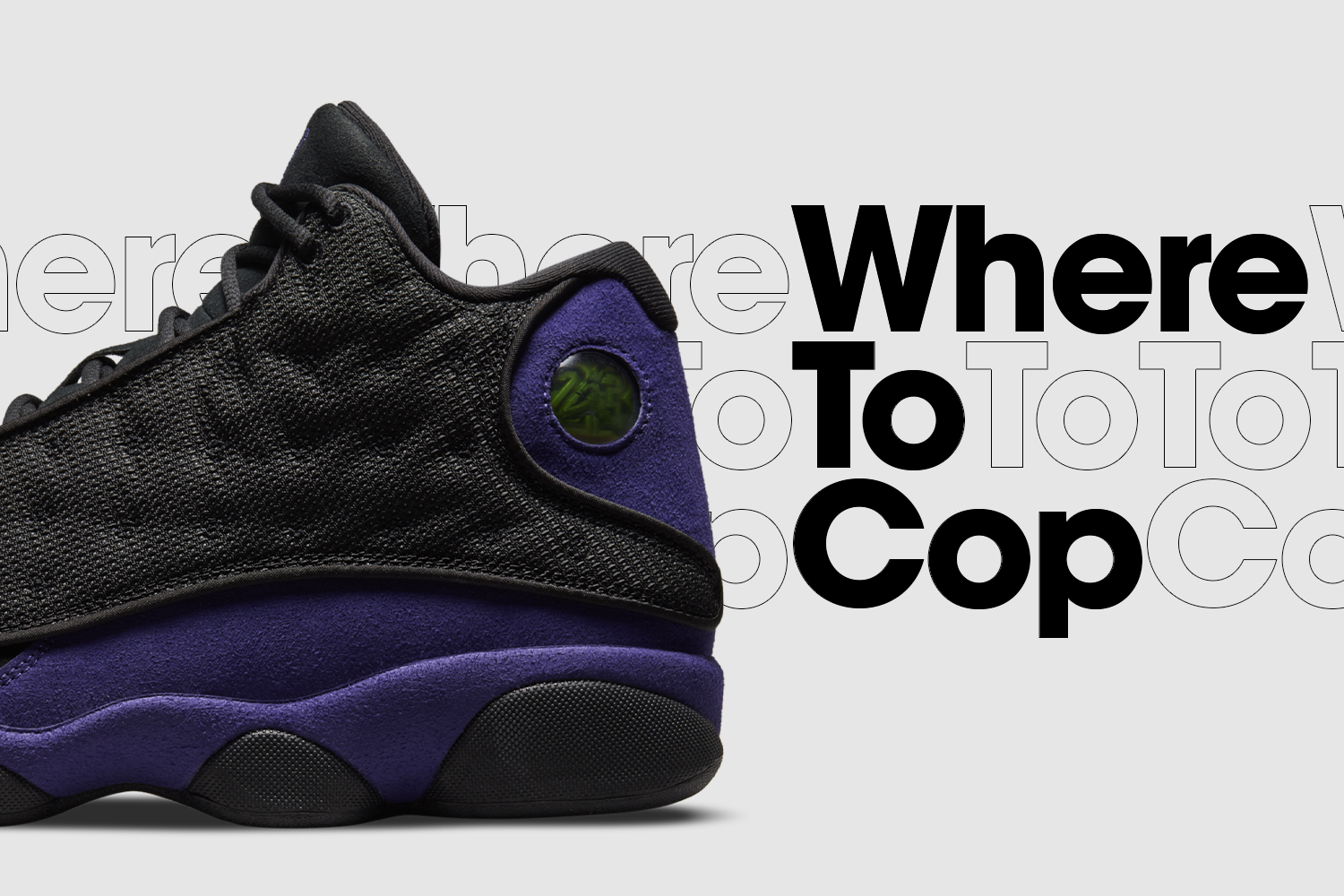 Where to cop: Air Jordan 13 'Court Purple'