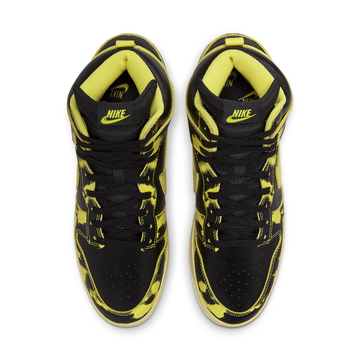 Nike Dunk High Acid Wash Yellow
