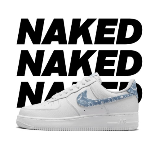 Nike Paisley air force 1 Naked