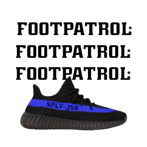 Footpatrol adidas Yeezy Boost 350 V2 Dazzling Blue