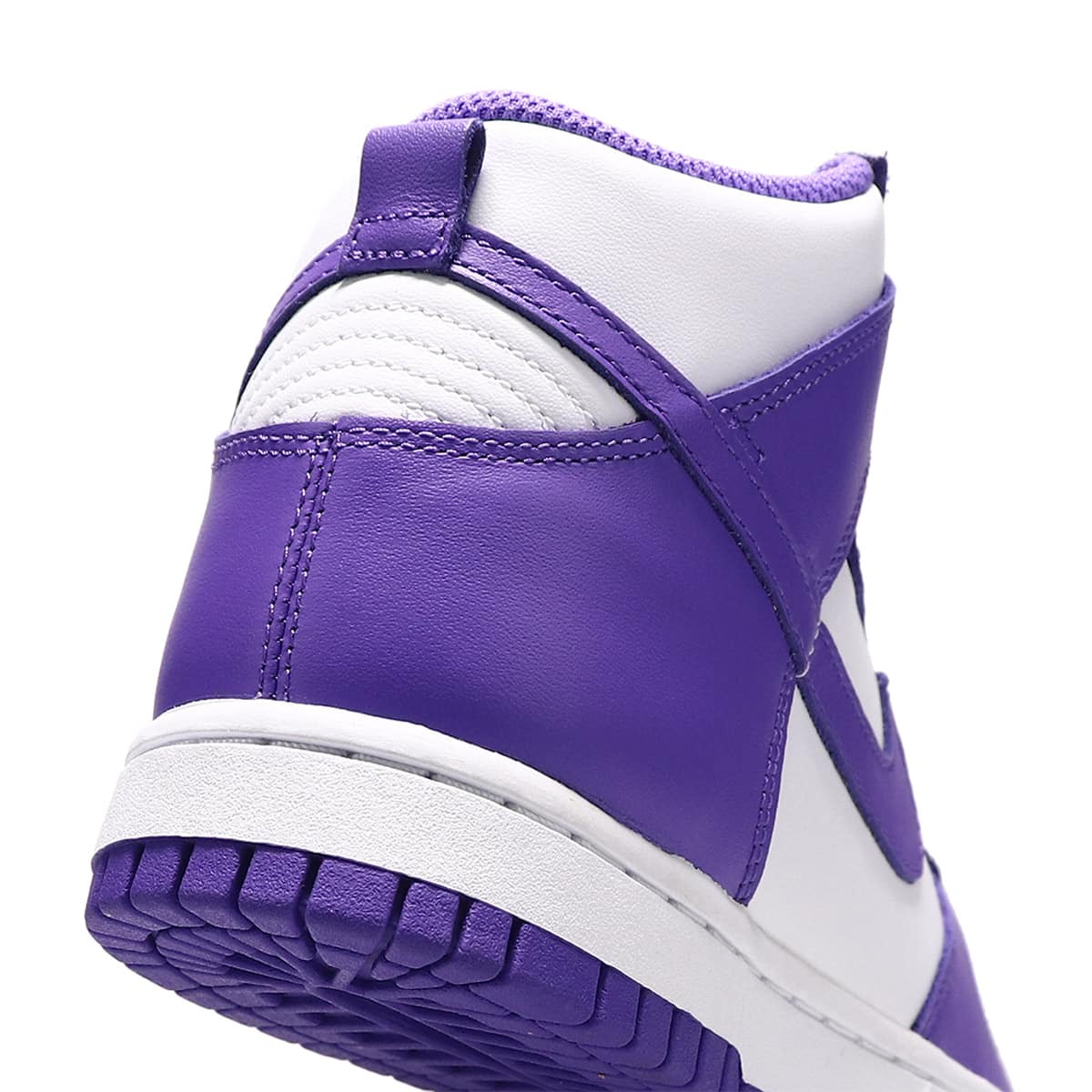 purple nike high top shoes