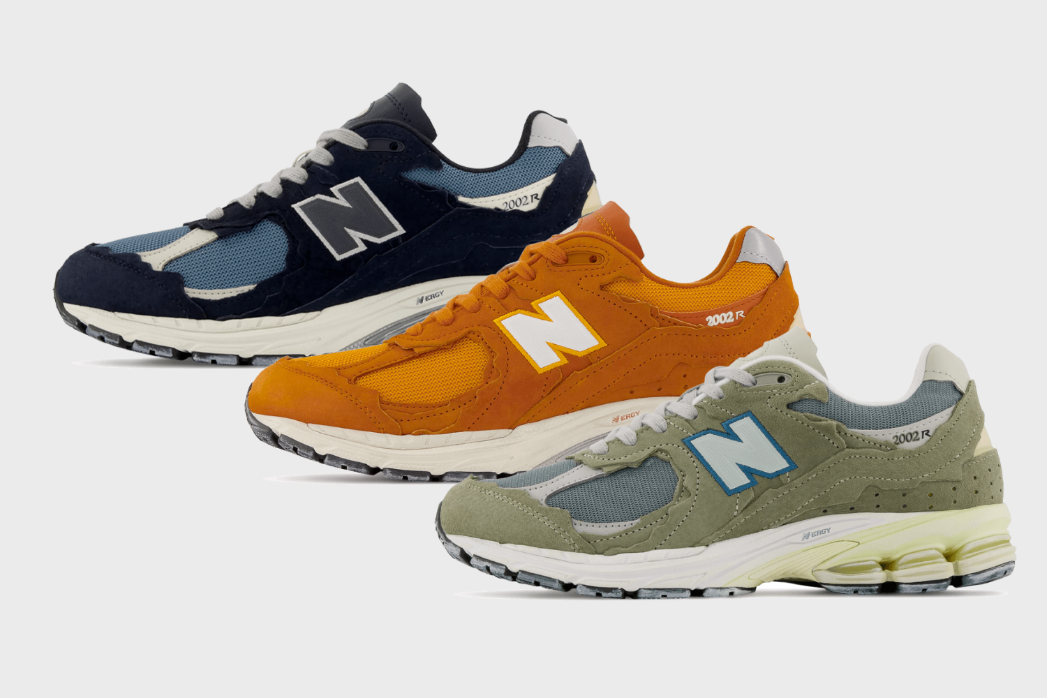 Drie nieuwe New Balance 2002R 'Refined Future' looks Sneakerjagers