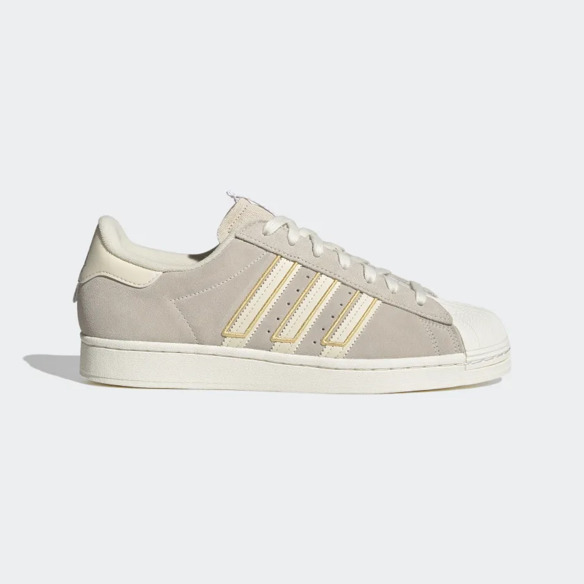 Adidas superstar store beige wildleder