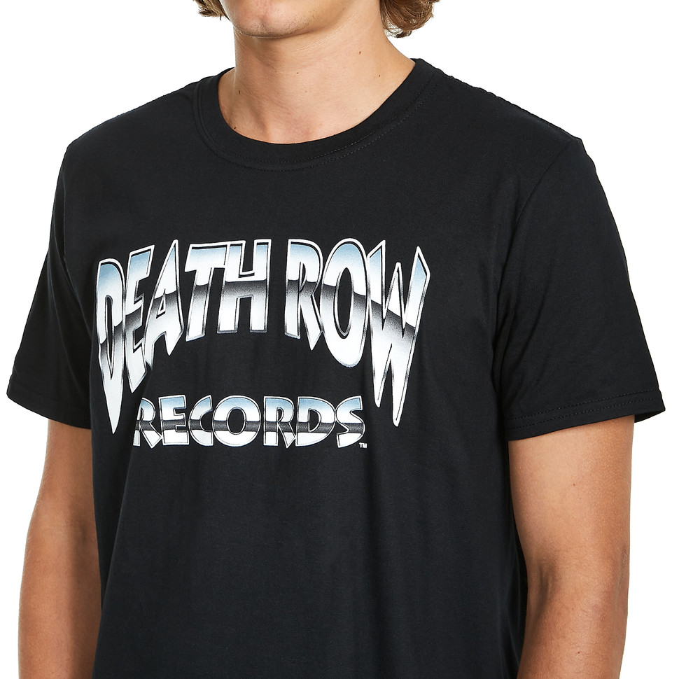Death Row Records Death Row Chrome Logo T-Shirt (Black)