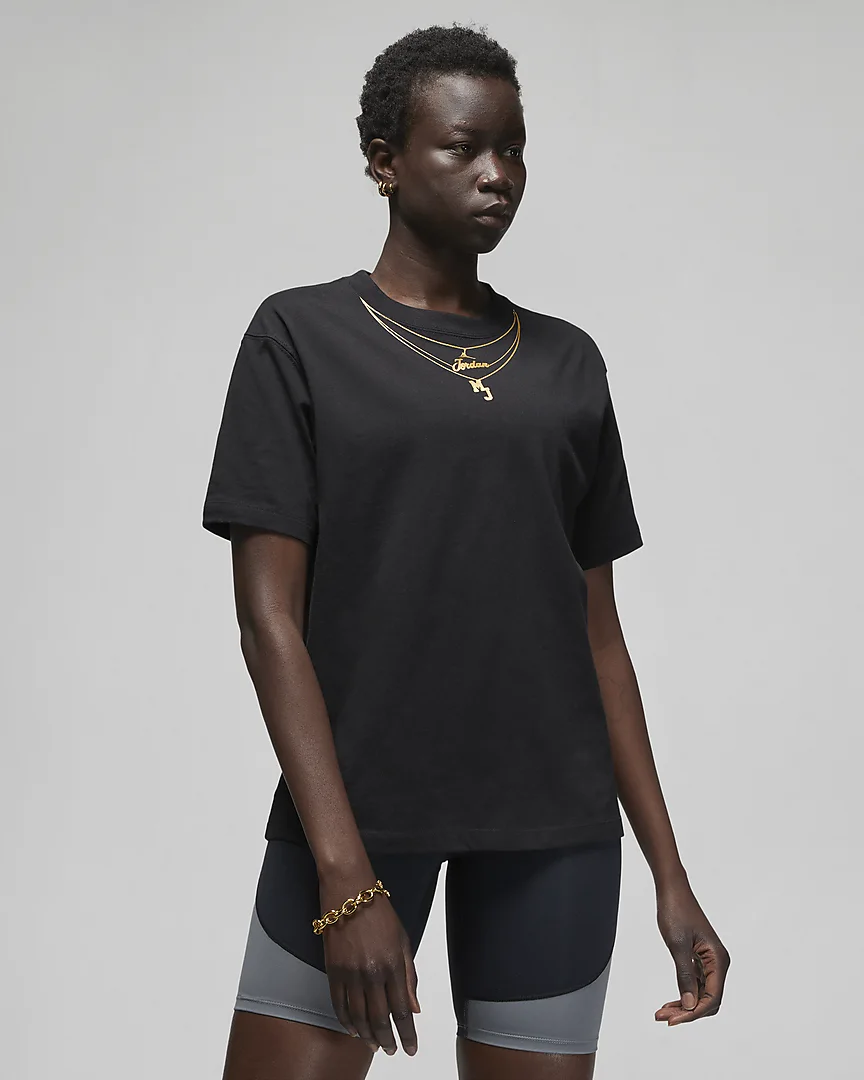 outfit picks week 16 Jordan (Her)itage Women's Gold Chain T-Shirt