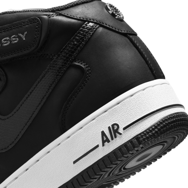 Stussy x Nike Air Force 1 Mid Black