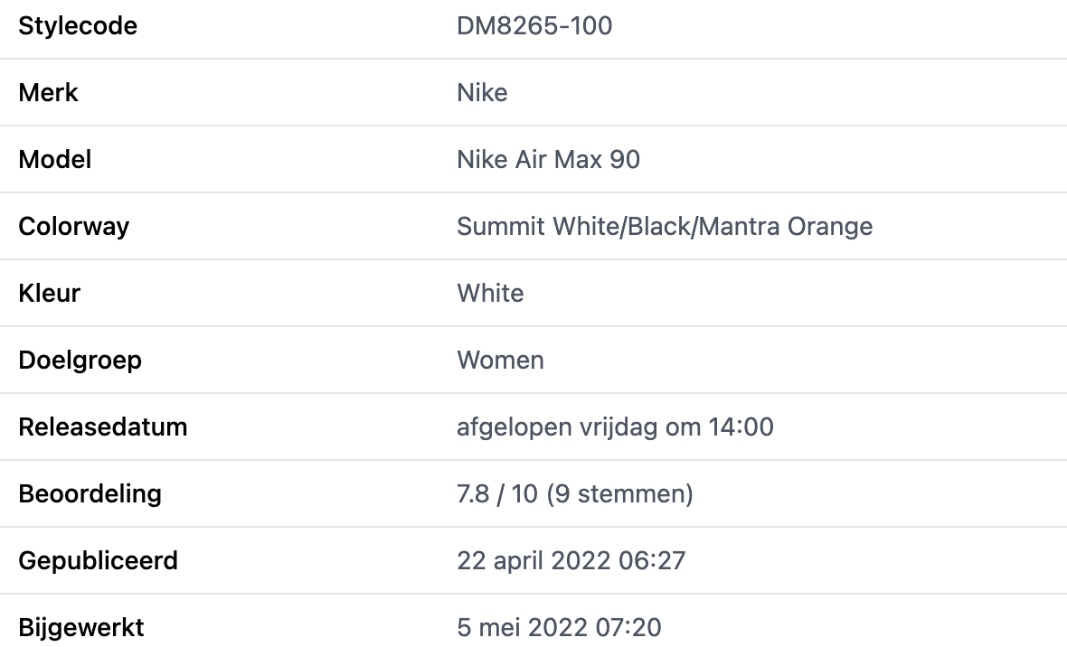 Nike Air Max 90 'Mantra Orange'