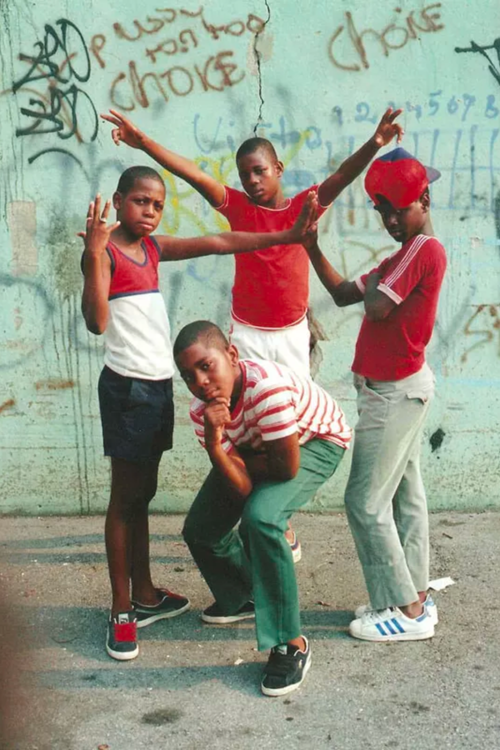 Young boys, Brooklyn, New York, 1981