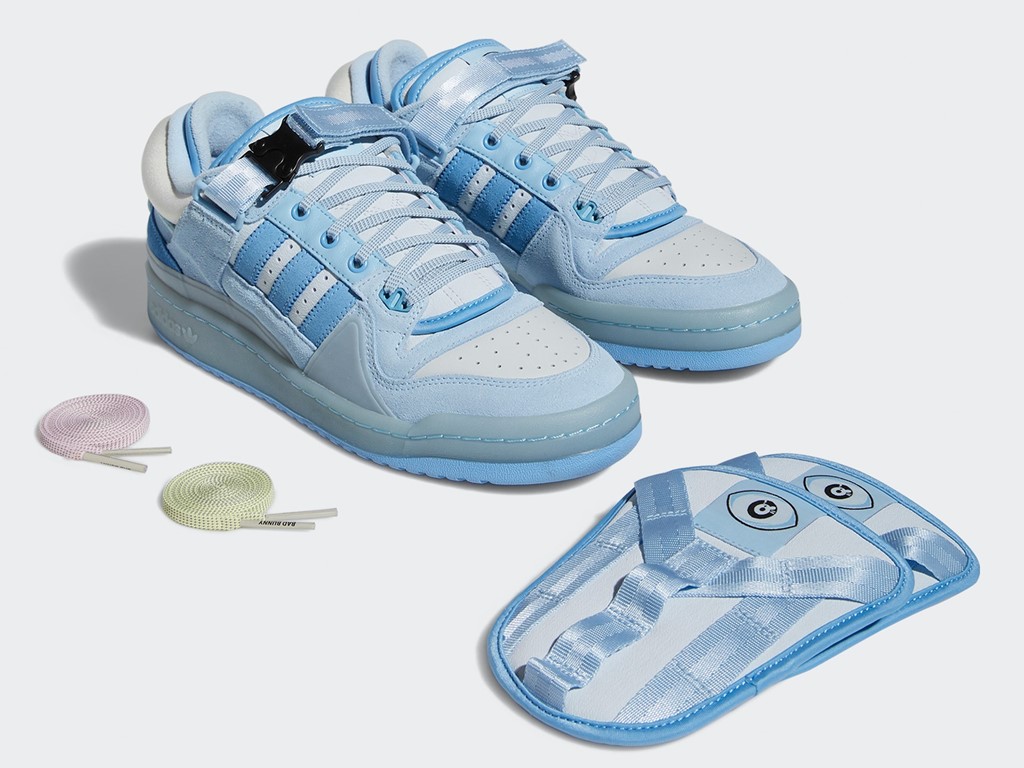 Bad Bunny x adidas Forum 'Blue Tint' Most Wanted Sneaker Releases