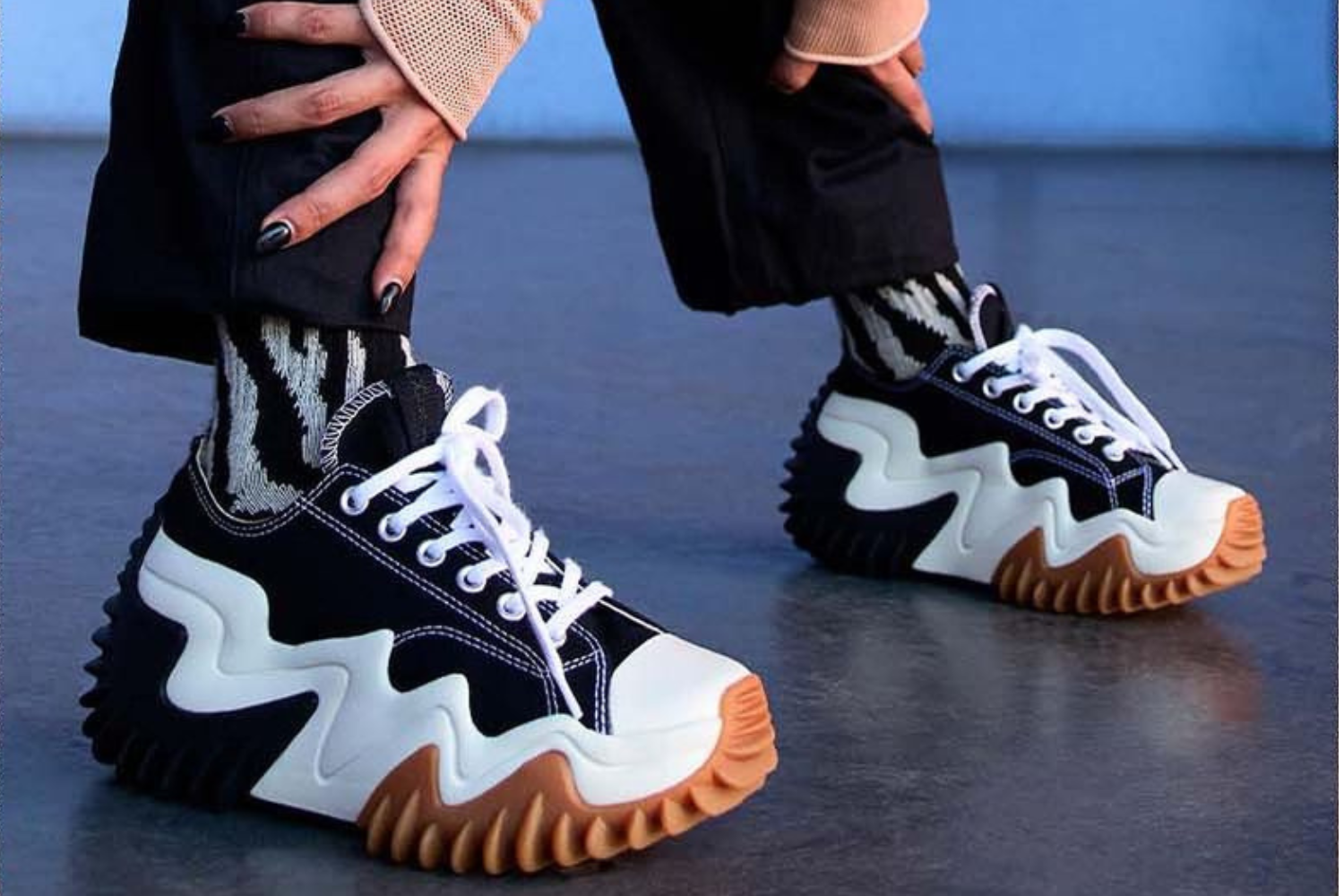 converse plateforme foot locker