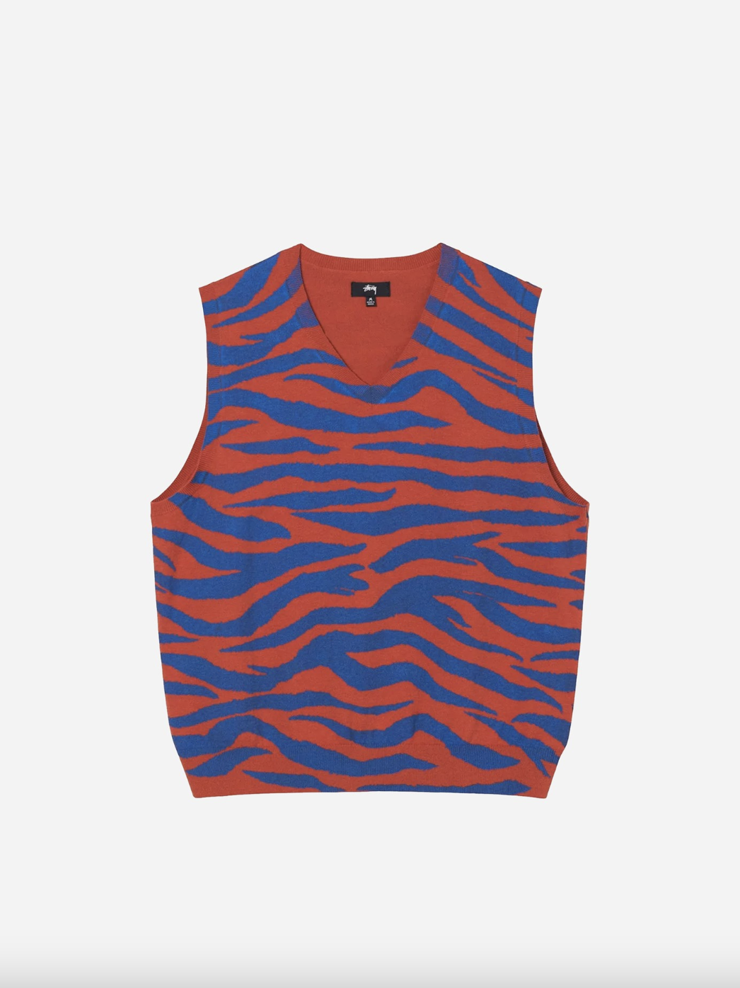 outfit picks week 37 Stüssy Tiger Printed Sweater Vest