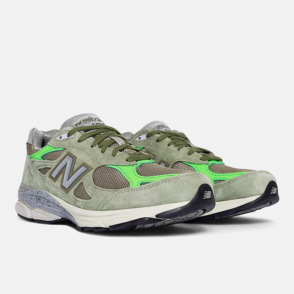 直販激安Patta × New Balance 990V3 Olive 靴