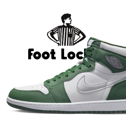 green and white jordans foot locker