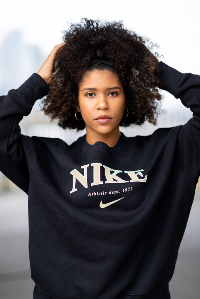 Nike Oversized Crew-Neck Sweatshirt