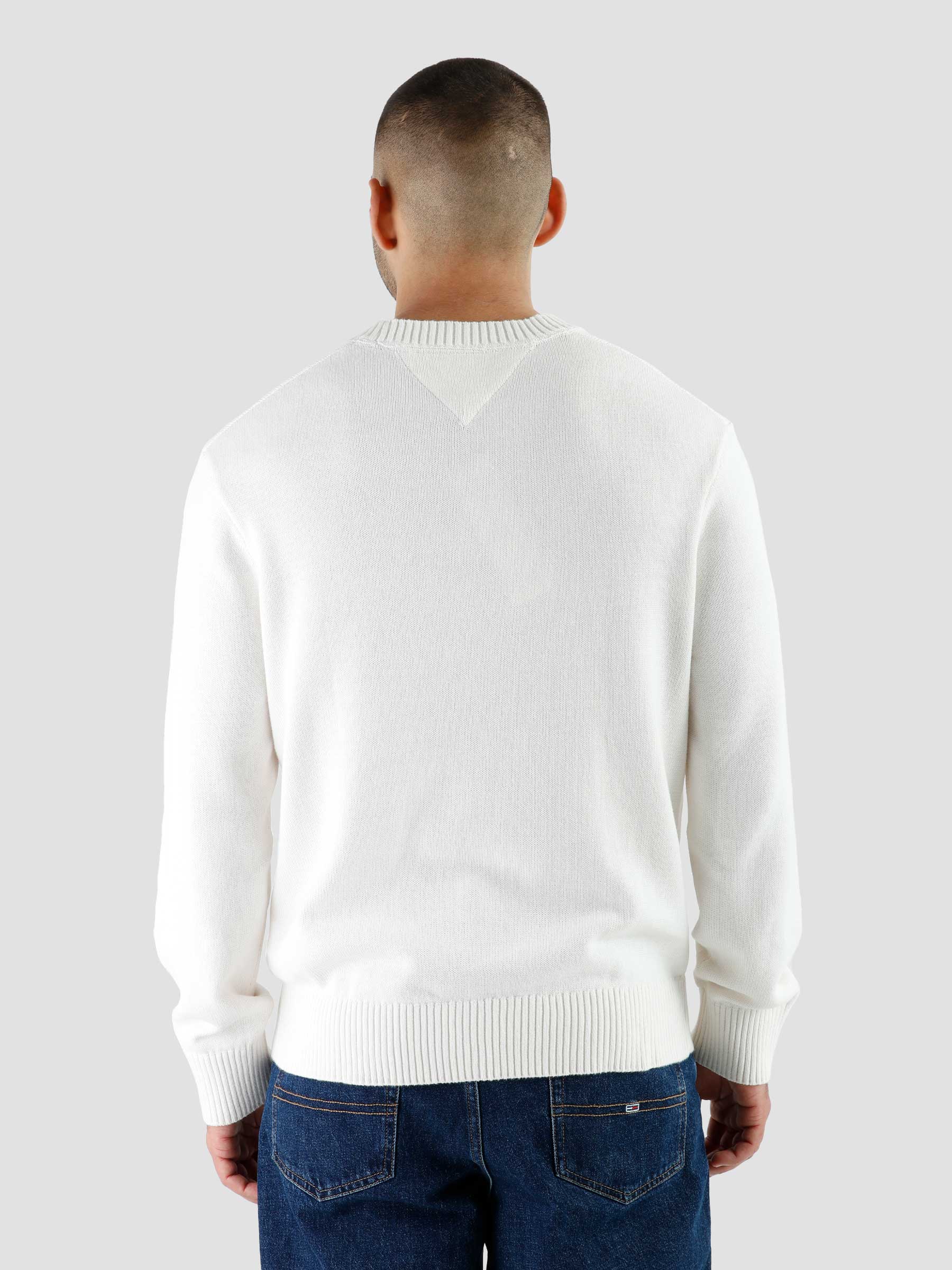 Tommy Jeans Varsity Sweater Ancient White