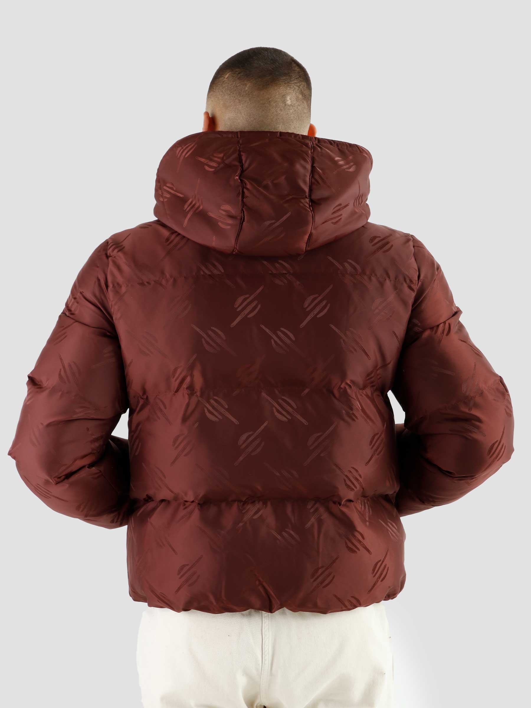 Daily Paper Honit Puffer Jacket Chocolate Brown