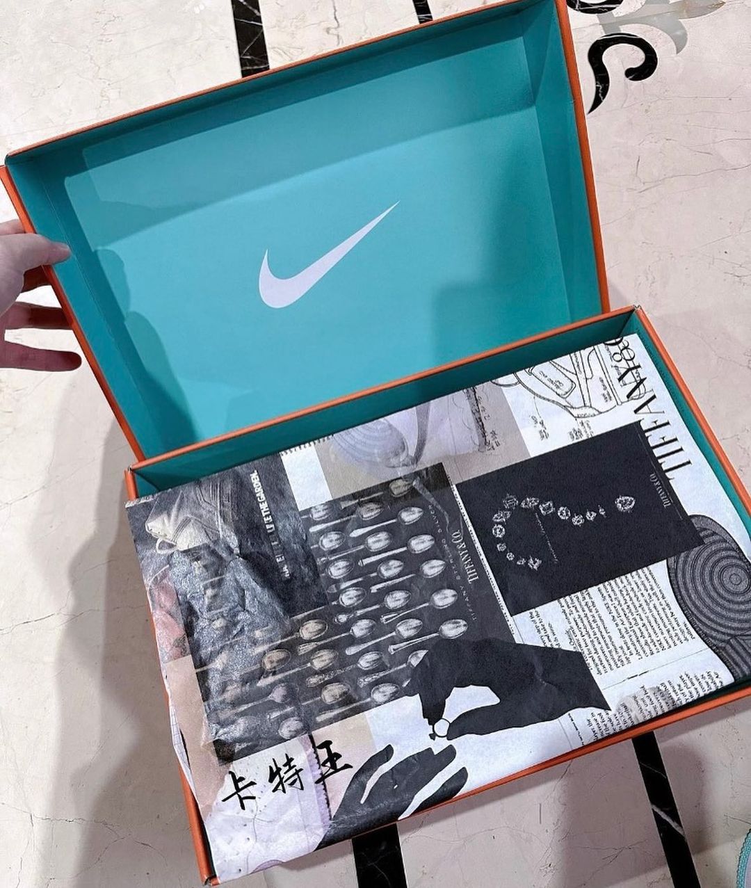 Tiffany \u0026 Co. x Nike Air Force 1 Low 1837 sample - Sneakerjagers