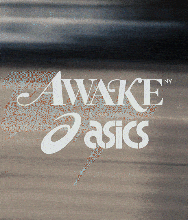 Video van AWAKE x ASICS Gel-Lyte NY Green Blue Slate en Gothic Grape